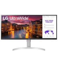 LG 34英寸 21:9带鱼屏 准2K显示器 内置音箱 HDR400 IPS面板 液晶电脑屏 34WN650-W Z