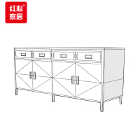 红心餐厅厨房操作台不锈钢工作台1800x600x850mm