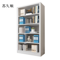 苏久顺钢制置物架图书馆单双面书店阅览室货架档案架资料架双面一列一