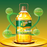 中粮福临门非转基因压榨黄金玉米油5L