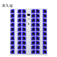 苏久冠智能手机柜存放柜充电柜存包柜储物柜60门充电透明款