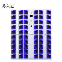 苏久冠智能手机柜存放柜充电柜存包柜储物柜60门充电透明款