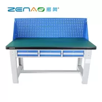 振奥 重型工作台防静电装配操作台维修桌 1.8米横三抽+方孔挂板