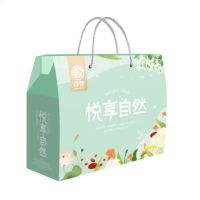 绿帝防暑保健礼盒套餐 有机绿豆340g*2+糯耳185g*1+莲子500g*1+单晶冰糖500g*1+百合干150g*1