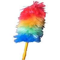 悦金铁 加大加厚 鸡毛掸子 除尘掸子彩色清洁毛掸 颜色随机 单个装