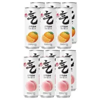 元气森林-A 混合口味苏打气泡水(汽水)柑橙味330ml*6罐+桃味330ml*6罐