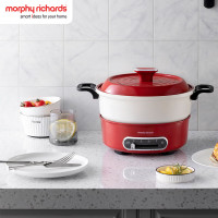 摩飞电器(MORPHY RICHARDS) 多功能锅 家用多用途锅 电火锅料理锅鸳鸯锅 MR9087 英石红 jh