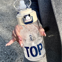 希乐机器人瓦力休闲杯水杯DS-537-480便携男女学生大容量儿童夏季tritan运动水壶塑料杯子防摔