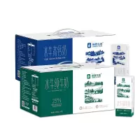良西农场-C 水牛纯牛奶200ML*10盒*1箱+水牛高钙奶200ML*10盒*1箱 组合装共两箱(两提装)广西北海牧场