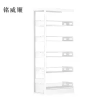 MINGWEISHUN铭威顺图书馆书架阅览室货架资料档案架钢制书架单面五层副架