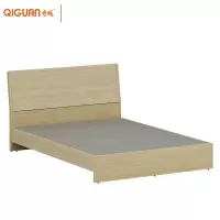 奇冠(QIGUAN)GZ系列1.5米双人床 公寓床2000W*1500D*400Hmm 新西兰橡木