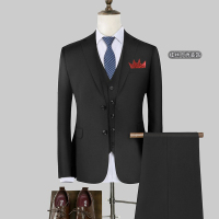 企业定制 商务正装西服员工服接待西服两扣外套+西裤(10套起售)