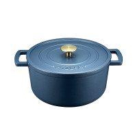 德世朗(DESLON)(C)珐琅铸铁锅 蓝色 DFS-T128B