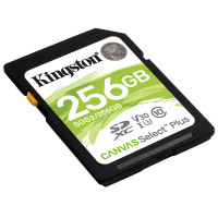 金士顿(KINGSTON) 256GB SD存储卡 U3 V30 相机内存卡 sd卡大卡 支持4K 高速连拍