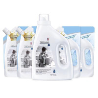 蔬果园 SukGarden蔬果园蓝风铃香水柔软洗衣液2kg*1+SukGarden蔬果园蓝风铃香水柔软洗衣液500g*4