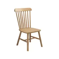 方解实(FANGJIESHI) 北欧现代简约温莎椅原木色/胡桃色 470×480×860