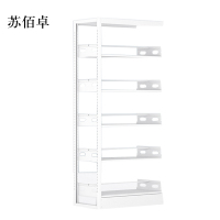 苏佰卓图书馆书架阅览室货架资料档案架钢制书架单面五层副架