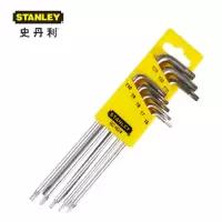 史丹利(Stanley)92-624-23 8件套长L形中孔花形扳手TT6-TT25(单位:套)