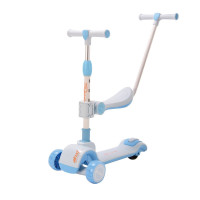 airud三合一儿童滑板车[推把款]一键折叠-灯光音乐 Z