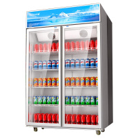 乐创LC-ZSG02展示柜冷藏饮料柜立式保鲜柜800L