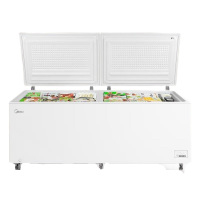 美的 BD/BC-718DKEMB 718升商用冰柜 卧式单温大型零下40度超低温双门冷柜 冷藏冷冻