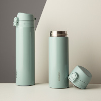 乐扣乐扣(LOCK&LOCK)慕斯保温杯316不锈钢弹跳盖水杯ins风男女简约旋盖直身茶杯