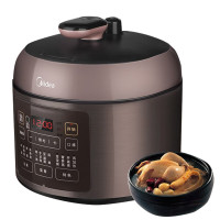 美的(Midea) SS2522P 电压力锅小型商用大火力智能预约全自动高压锅2.5L1-5人