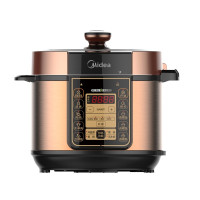 美的(Midea) 50RZB05 电压力锅 双胆5L家用数码显示定时预约蛋糕开盖煮