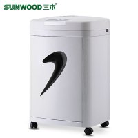 三木(SUNWOOD)SD9331 碎纸机 五级保密 单次7张 20L 可碎纸卡光盘书钉