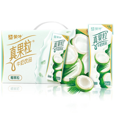 蒙牛 真果粒牛奶饮品 椰子果粒 250ml*12盒