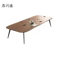 苏兴盛会议桌工作桌培训桌小型洽谈桌长4.2米宽1.38米[工厂现做 7天内发货]