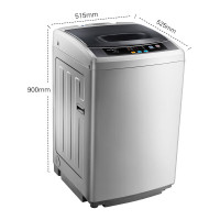 美的(Midea)MB65-1000H 波轮洗衣机全自动小型6.5公斤kg宿舍租房专用 节能省电