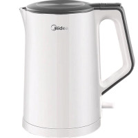 美的(Midea) HJ1522 电水壶304不锈钢水壶开水壶暖水壶烧水壶电热水壶 双重防烫大容量 1.5升