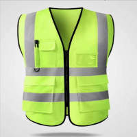 工地反光安全背心马甲