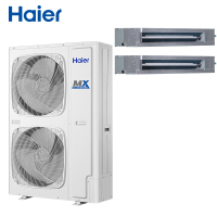 海尔(Haier) RFC250DXSAY2 风管内机一拖二 10匹 中央空调一拖多 一级能效 变频冷暖