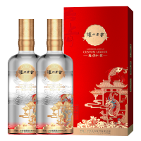 泸州老窖定制酒无上龙门福白酒浓香型52度送礼收藏500ml*2瓶装