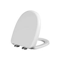 加厚脲醛马桶盖 家用通用坐便器盖子盖板配件坐圈老式马桶圈厕所板 V型01A 38.5*45CM