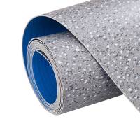 PVC塑胶地板革 办公室商用加厚耐磨防水地胶垫 水泥地直接铺地板贴 灰色大理石 1.2*500mm