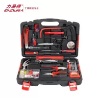 力易得(ENDURA)E1104 18件家用工具组套 多功能五金工具箱手动维修电工木工工具组套 1套