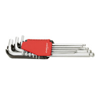 力易得(ENDURA)9件套公制加长平头内六角扳手 L型六棱螺丝刀内六方扳手组套(E1594)1套