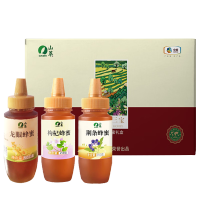 中粮山萃吉祥三宝蜂蜜套盒750g