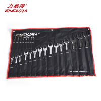 力易得(ENDURA)23件套全抛光两用扳手 开口梅花扳手 两用扳手组套 E1530 1套