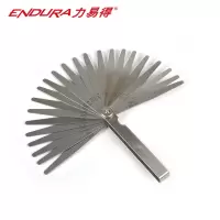 力易得(ENDURA)23件套不锈钢塞尺 不锈钢薄规塞规 0.02-1.00mm E9734 1把