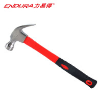力易得(ENDURA)镜面橡塑纤维柄羊角锤 手锤 榔头 锤子 20oz E7224 1把