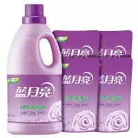 蓝月亮 衣物柔顺精选(薰衣草)绿色柔顺剂2kg+500g袋*4