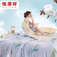 恒源祥 HYX189BZ-DZ (双人)花外全棉夏被200*230