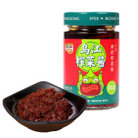 乌江麻辣榨菜酱188g 麻辣下饭菜拌饭酱拌面瓶装调味料