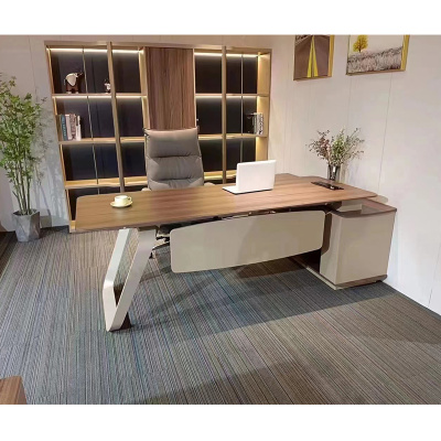 匡大现代板式班台桌2.0米时尚办公桌大班台SD-36T2016