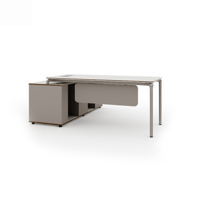 匡大现代板式办公桌班台桌2.0米简约办公桌YCD-DEA-2018