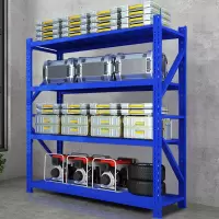 展示架仓库货物架重型置物架储物架承重100kg 1500*500*2000 4层主架YC 货期5-10天